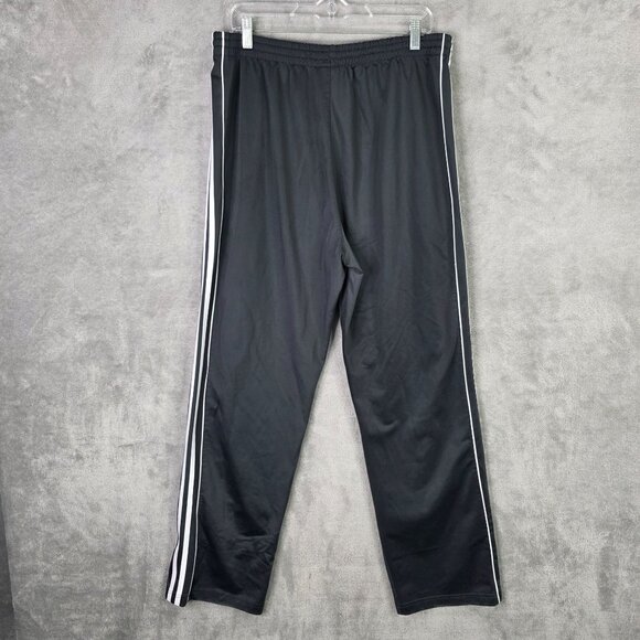 Mens XPBX Pro Black Athletic Track Pants Polyester Side Stripes Elastic Waist L - Picture 5 of 9